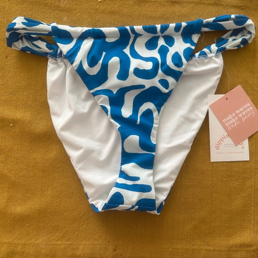 Dippin Daisys Bisou bikini bottoms S- Echo Blue